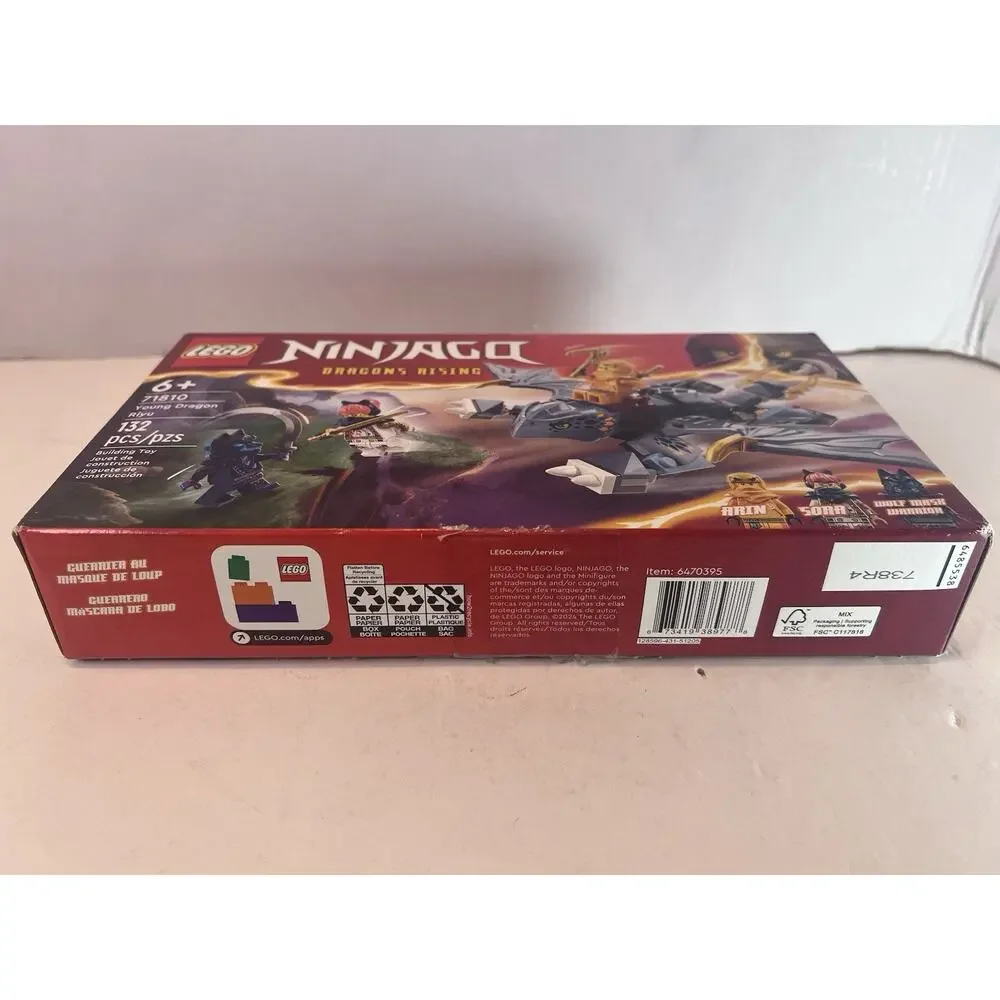 LEGO Ninjago 71810 Young Dragon Riyu Dragons Rising New Sealed Box 132 PCS Rare!